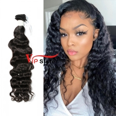 #1b Brazilian Virgin Human Hair Weft indian curly